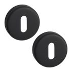 set sleutelrozetten PVD Black rond