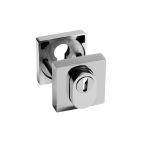 veiligheidsrozet met ktb PVD Chrome vierkant