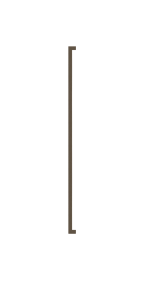 Deurgreep Solid XS 816mm | Vierkant