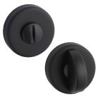 set toiletgarnituur PVD Black rond